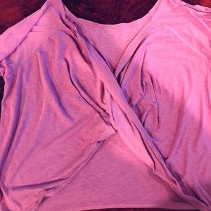 Fabletics Open Cross back long sleeve shirt